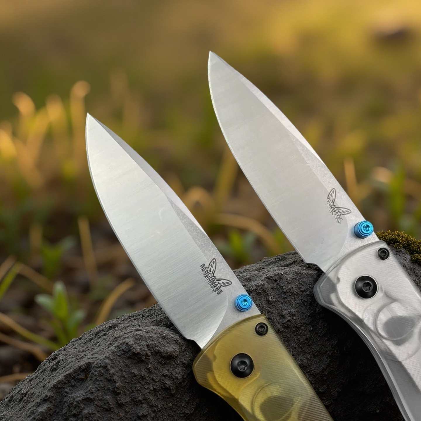 BM 535 PEI Handle Camping Folding Outdoor Knife D2 Blade Survival Hiking Portable Self-defense Hunting Multitools Hand Knives