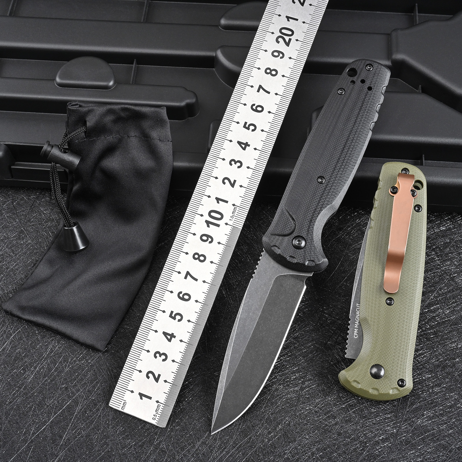 BM 4300 Folding Knife G10 Handle Wilderness Exploration, Hunting, Tactical Combat, Ergonomic Handle, EDC Multi-functional Knives
