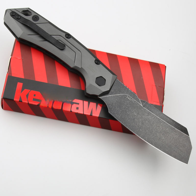 KS 7850 Outdoor Pocketknife Blackwash CPM154 Blade Hunting Folding Knife Combat Survival Tools Hard Cutting Tools EDC Men's Gift