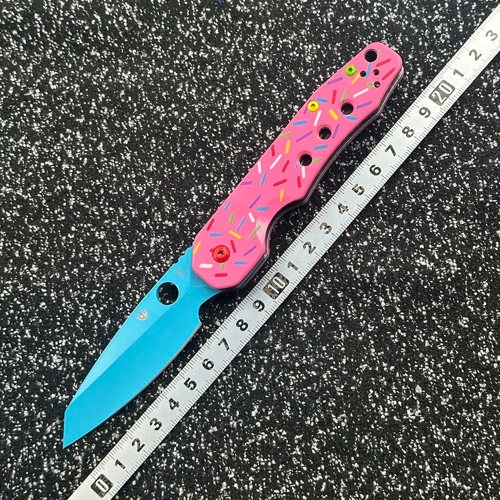 C240 Donut G10 Handle Outdoor Folding Camping Survival Sharp Tactical Tool Knife