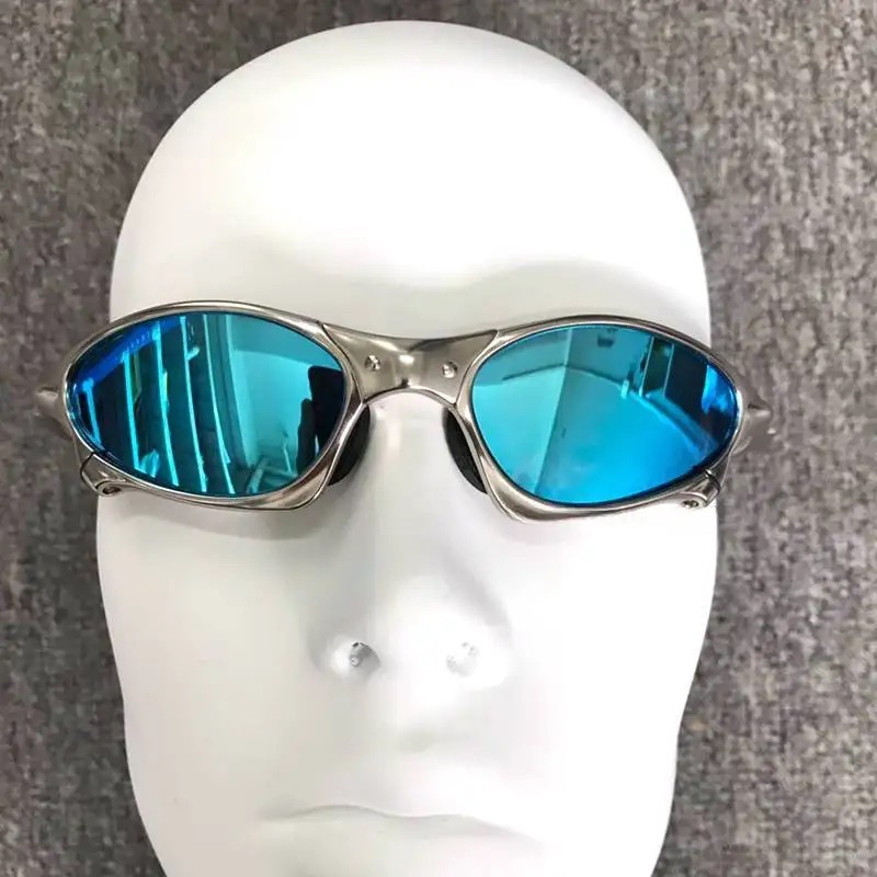Original Polarized Sunglasses Mens Luxury Brand Fishing Metal y2k futuristic Goggles Bicycle Glasses Riding Driving Designer Sports Cycling Hiking Cli