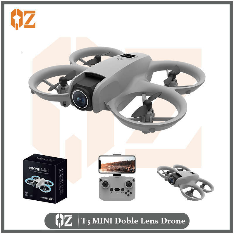 Famous Brand T Drone MINI With Ultra Long Battery Life Electronically Controlled Dual Lenses Optical Flow Positioning Remote Control Aircraft And CKS