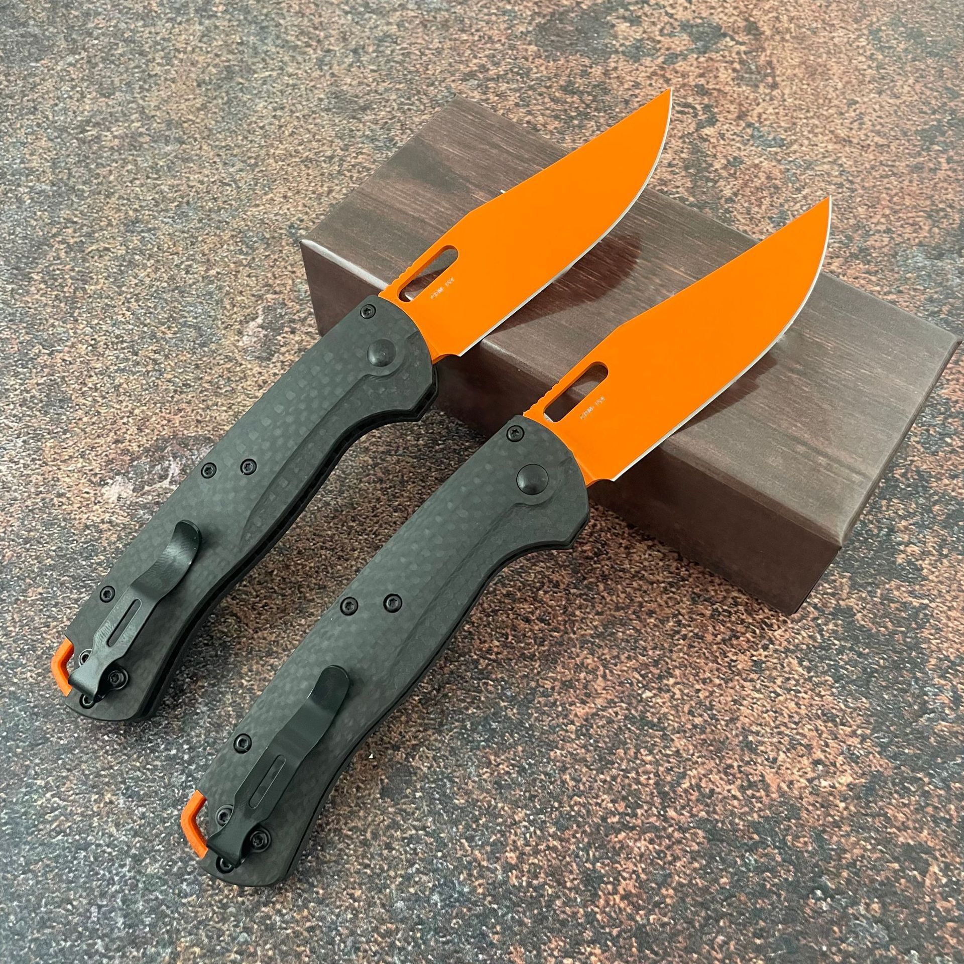 NEW BM 15535 Pocket Knife CPM154 Blade Carbon Fiber Handle Fast Opening Outdoor Camping Tactical Survival Folding Knives EDC Tool