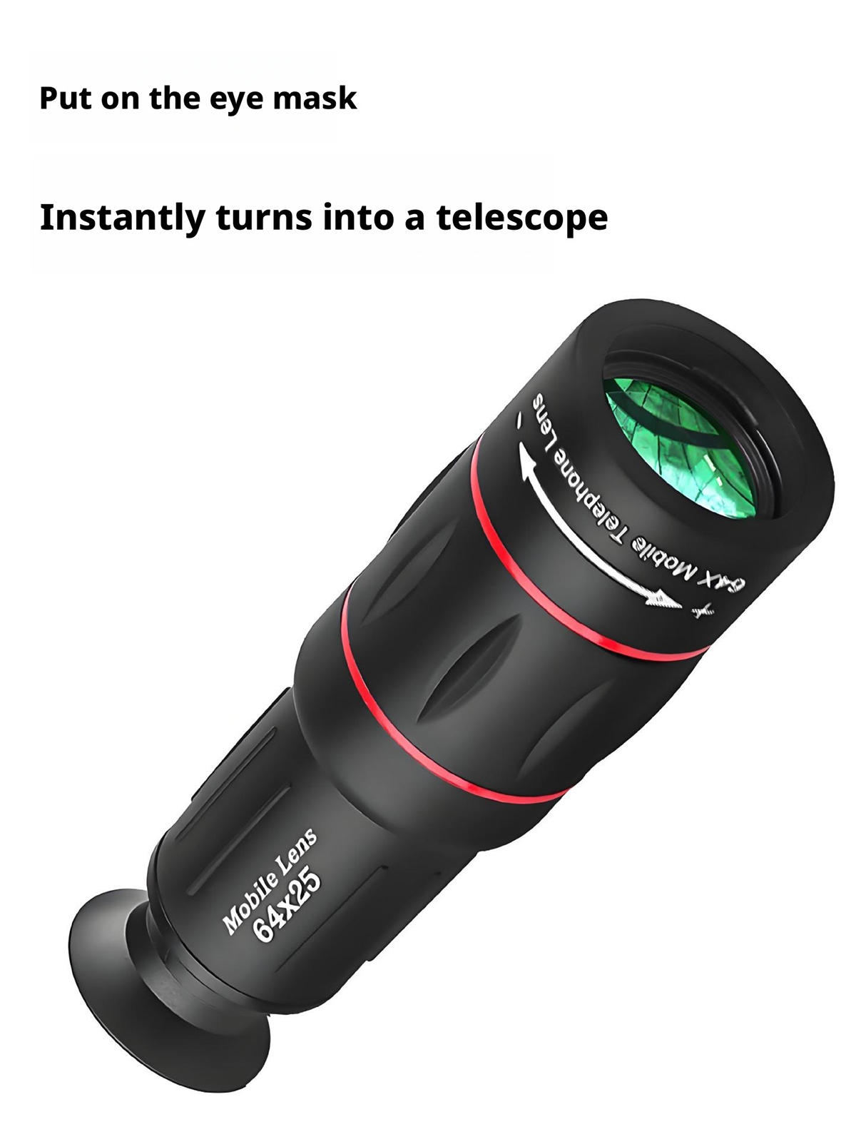 Universal Phone Camera Telephoto Lens, High-Power 28X Zoom Telescope with Standard/Aluminum Alloy/Handheld Kits for Outdoor Photography