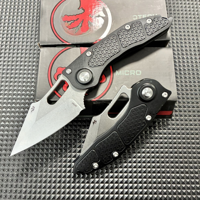 D2 Mark M390 blade 6061-T6 Aluminum handle outdoor tactical camping hunting EDC tool kitchen knife