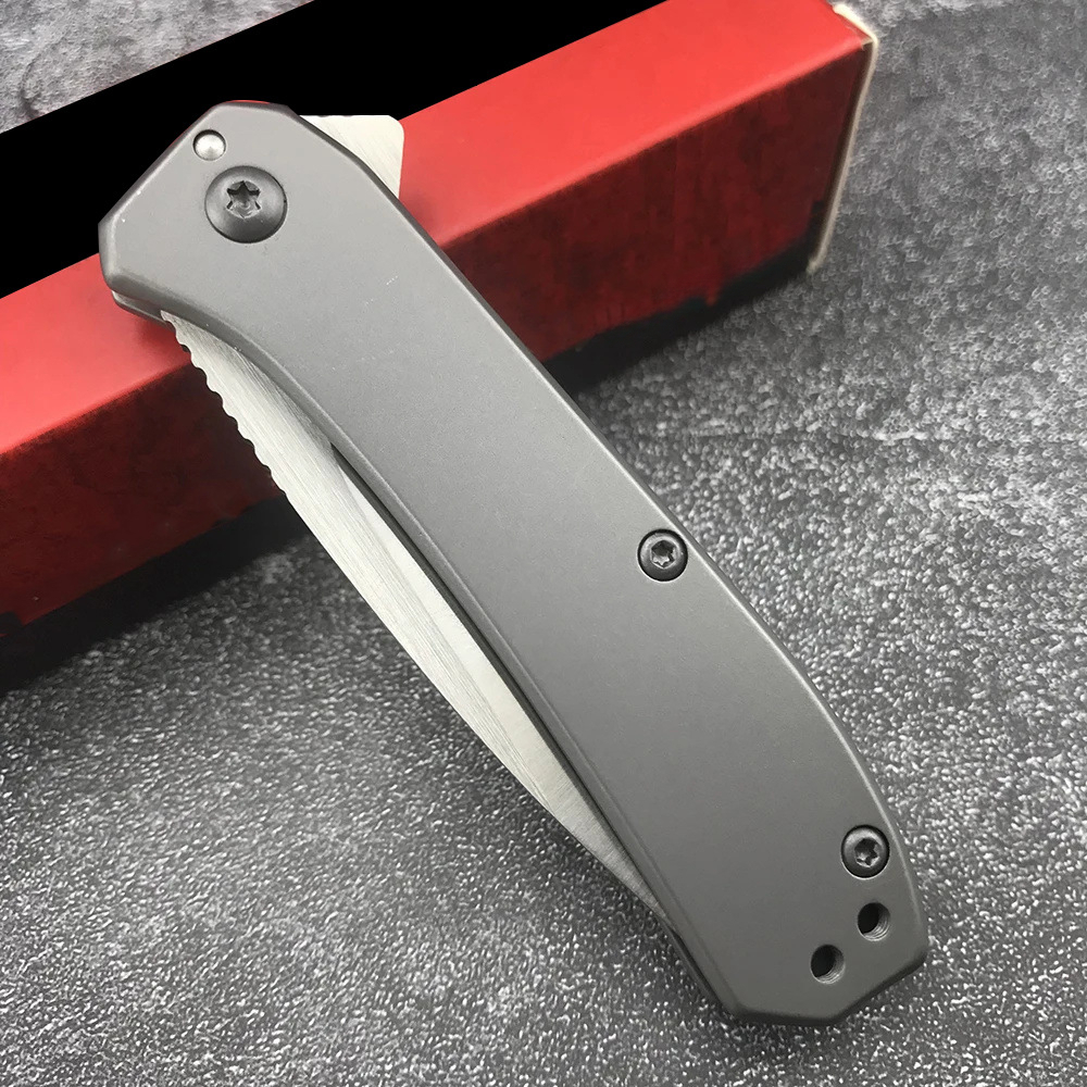 3870 Folding Blade Knife Outdoor Jungle Walking Trips Fishing Wilderness Rock Climbing Blade 8Cr13Mov Steel Handle 420 Steel