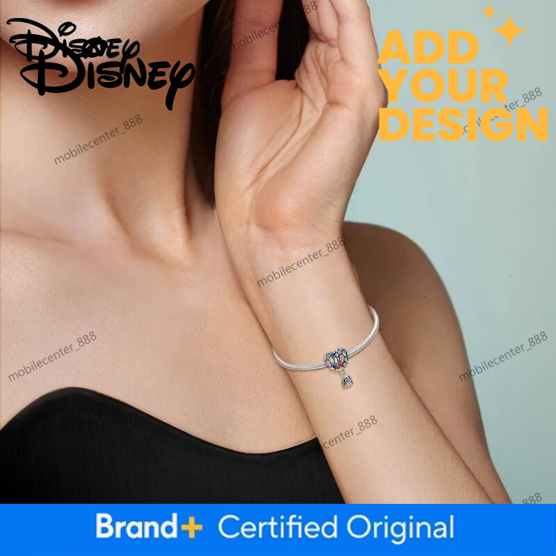 Designer Disney Jewelry 925 Silver Disney 2026 Castle Series Charms Jack&Sally Beads Pendants Fit Necklace Or Bracelet DIY Festival Women's Party