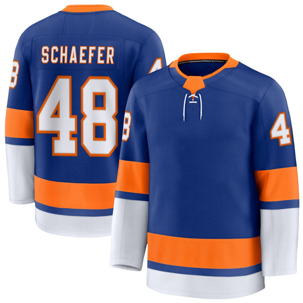 48 Matthew Schaefer ny hockey jersey islanderses jersey 13 Mathew Barzal Bo Horvat Mike Bossy Alex Romanov Simon Holmstrom Varlamov Boqvist Ilya Sorok
