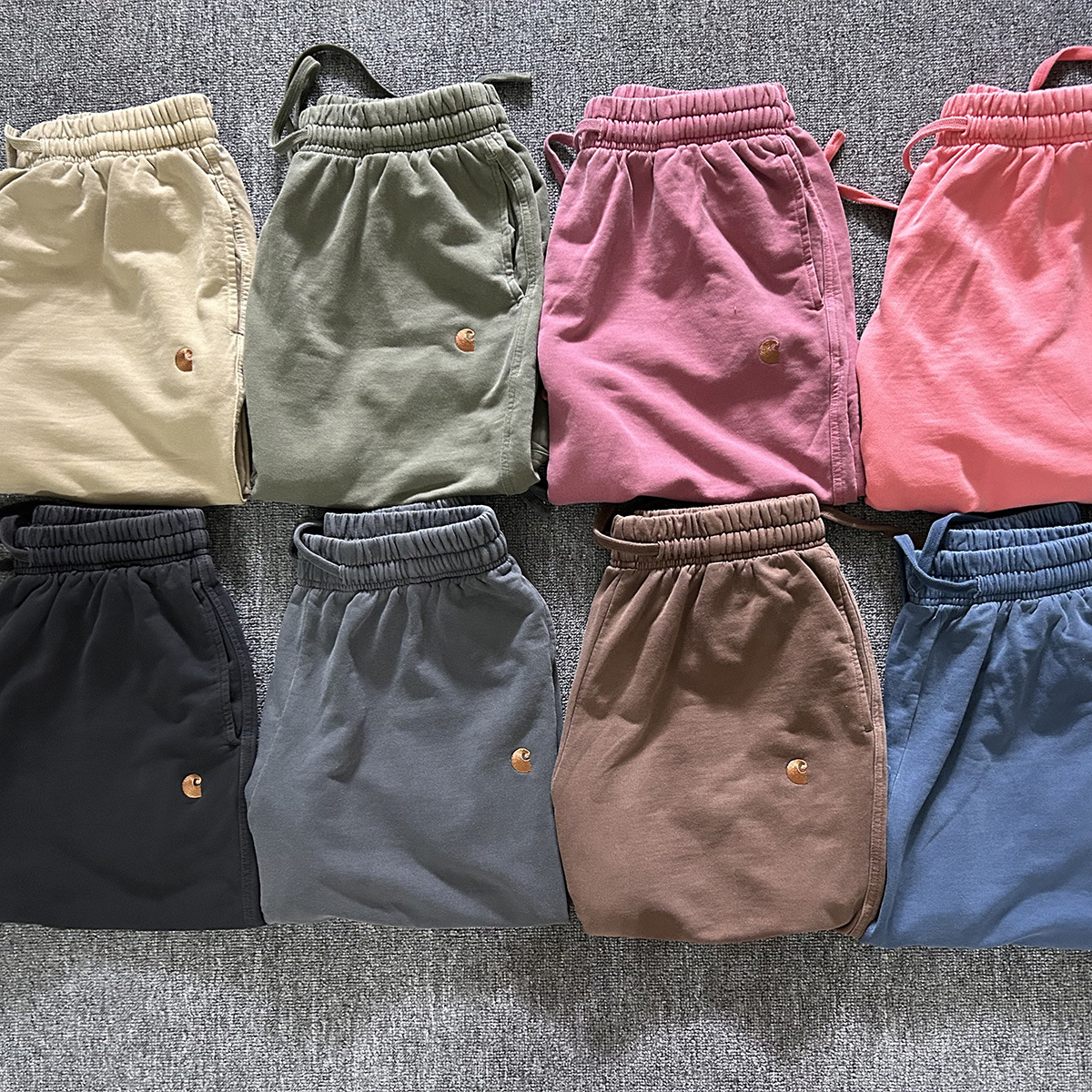 320G Pure Cotton Heavyweight Small Gold Label Sports Shorts for Men Casual Summer Men's Sports Shorts T260428