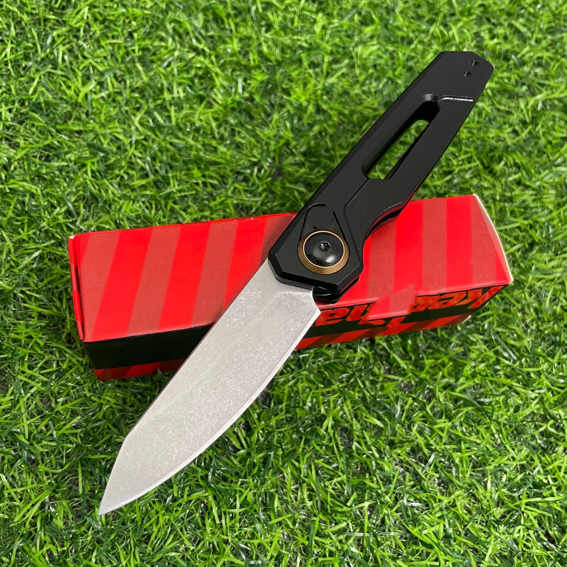 KS 7550 High-Quality T6 Aluminum Handle Outdoor Camping EDC Tactical Hunting Knife Adventure Survival Tool Men's Gift