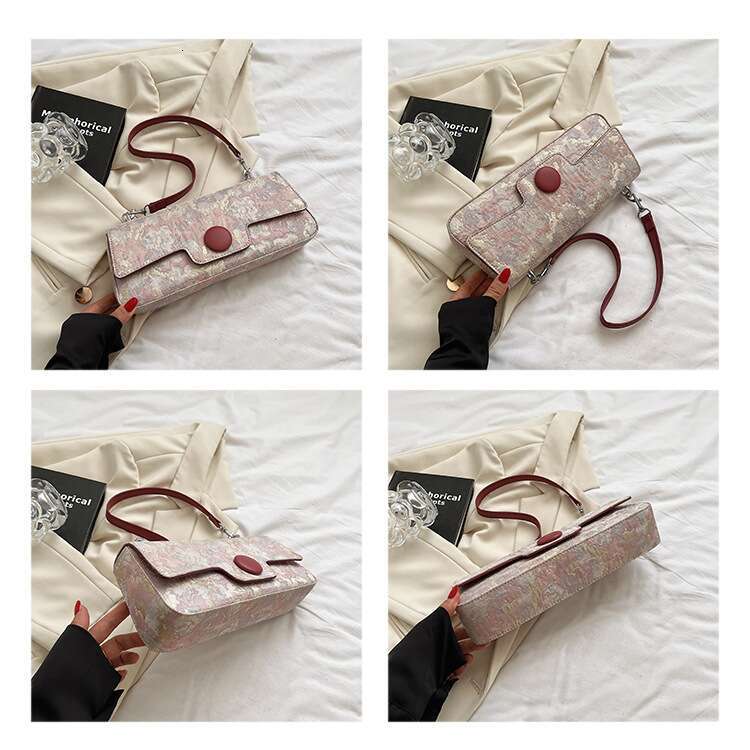 MACK JHOSEL High-End Velvet Baguette 2026 Spring Autumn Winter New Vintage Embossed Underarm Bag Wholesale dh4300051