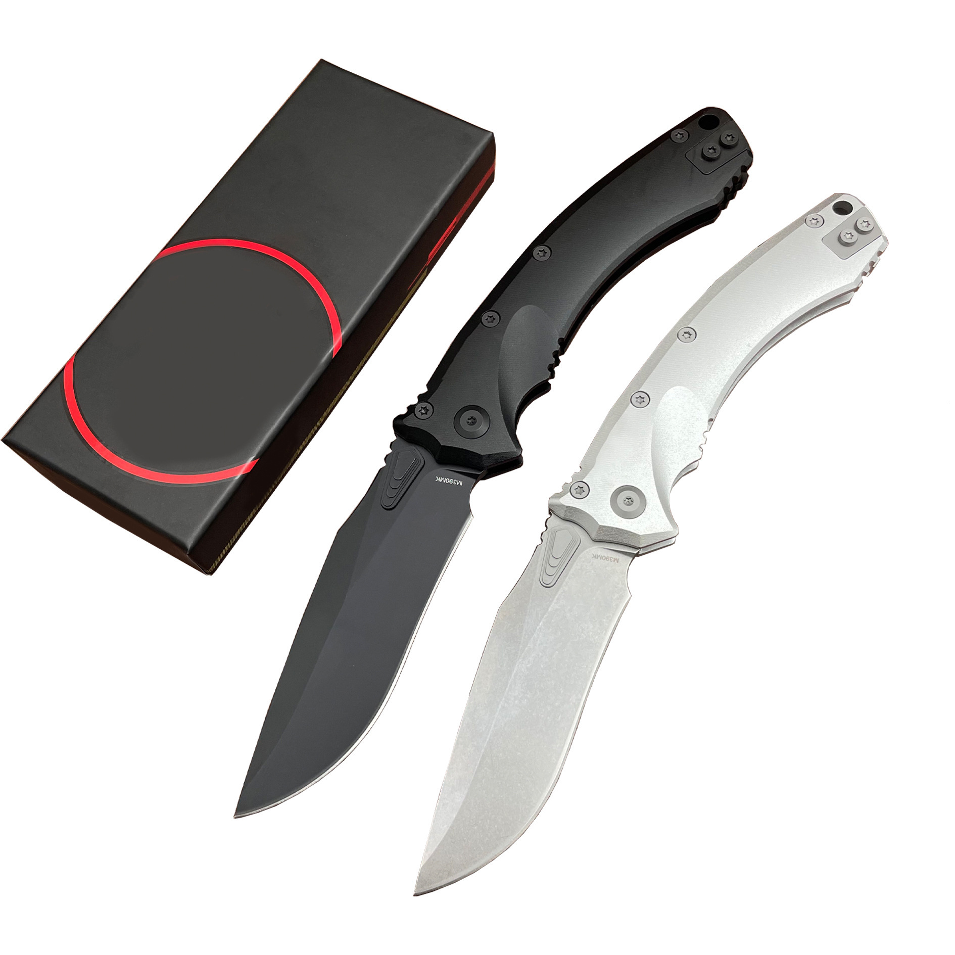 Aluminum Handle Mark M390MK Blade Outdoor Camping Hunting Kitchen Survival EDC Tool Folding Knife