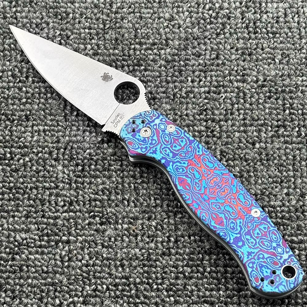 C81 Aluminum Alloy Handle Bearing Folding High Hardness Outdoor Camping Wilderness Survival Pocket Tool Knife