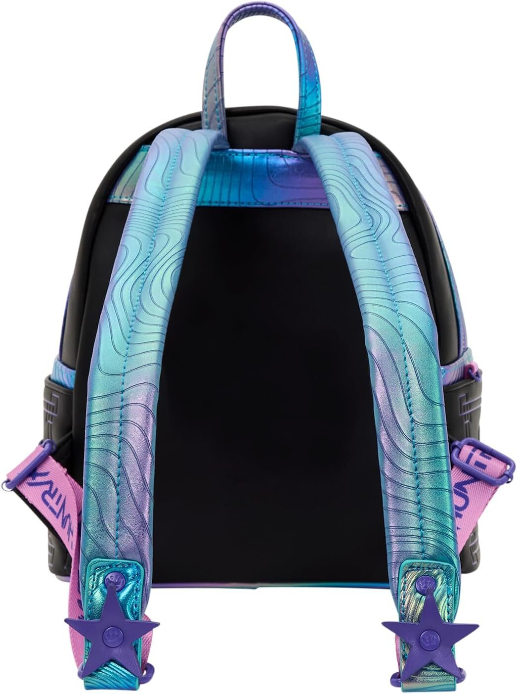 Loungefly Kpop Demon Hunters Huntr/X Mini Backpack With Photo Card Charm