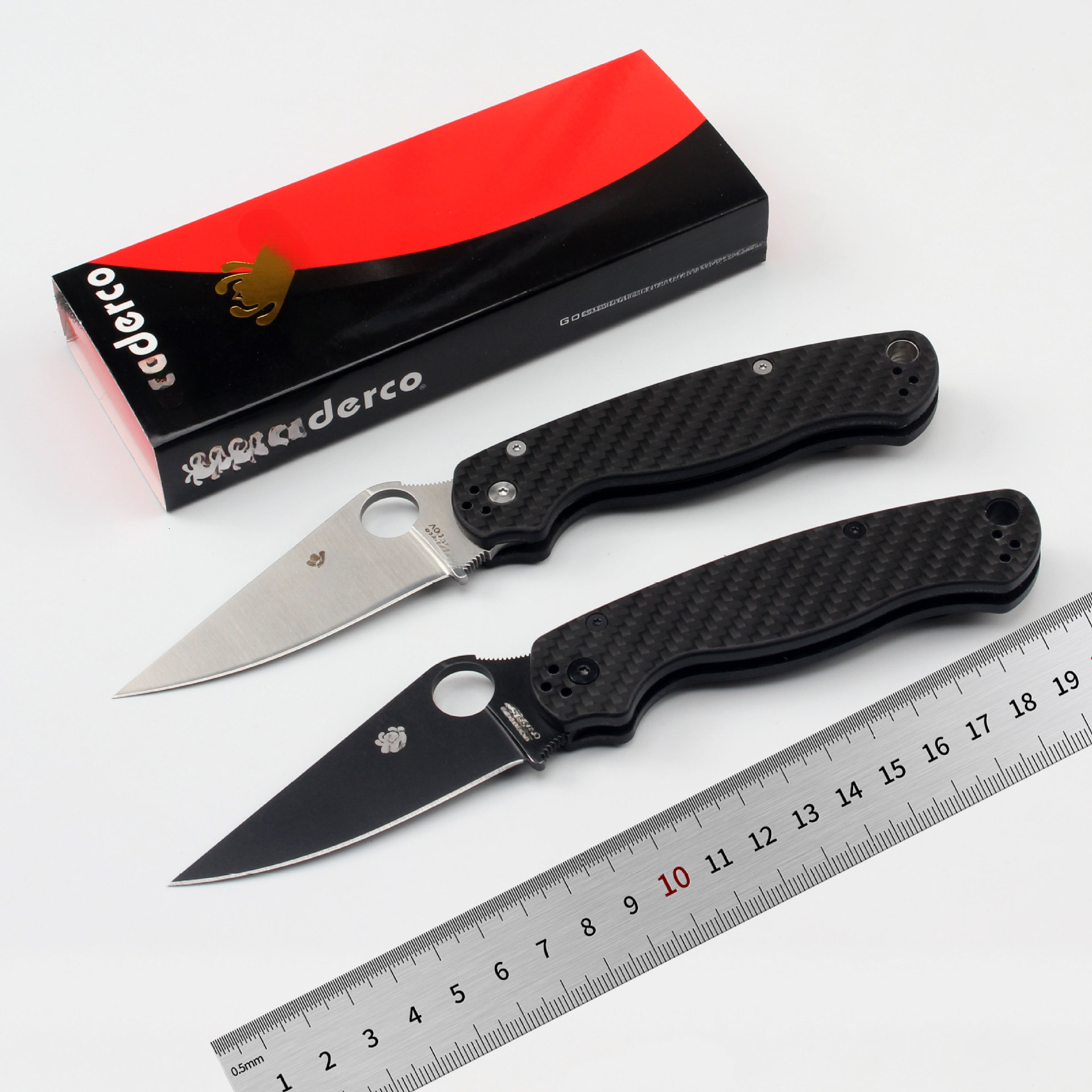 C81 Outdoor Self-Defense Portable Carbon Fiber Handle Multi-Function Folding Knife