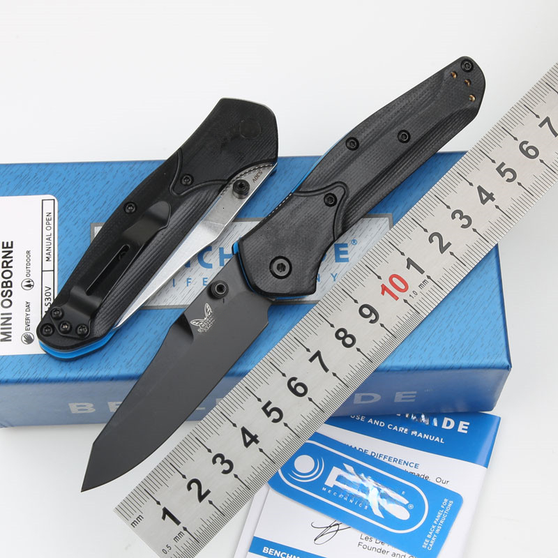 Made New MINI 945 / 945BK Mark S30V Blade G10 Handle Camping Kitchen Hunting Pocket Outdoor EDC Tool Folding Knife