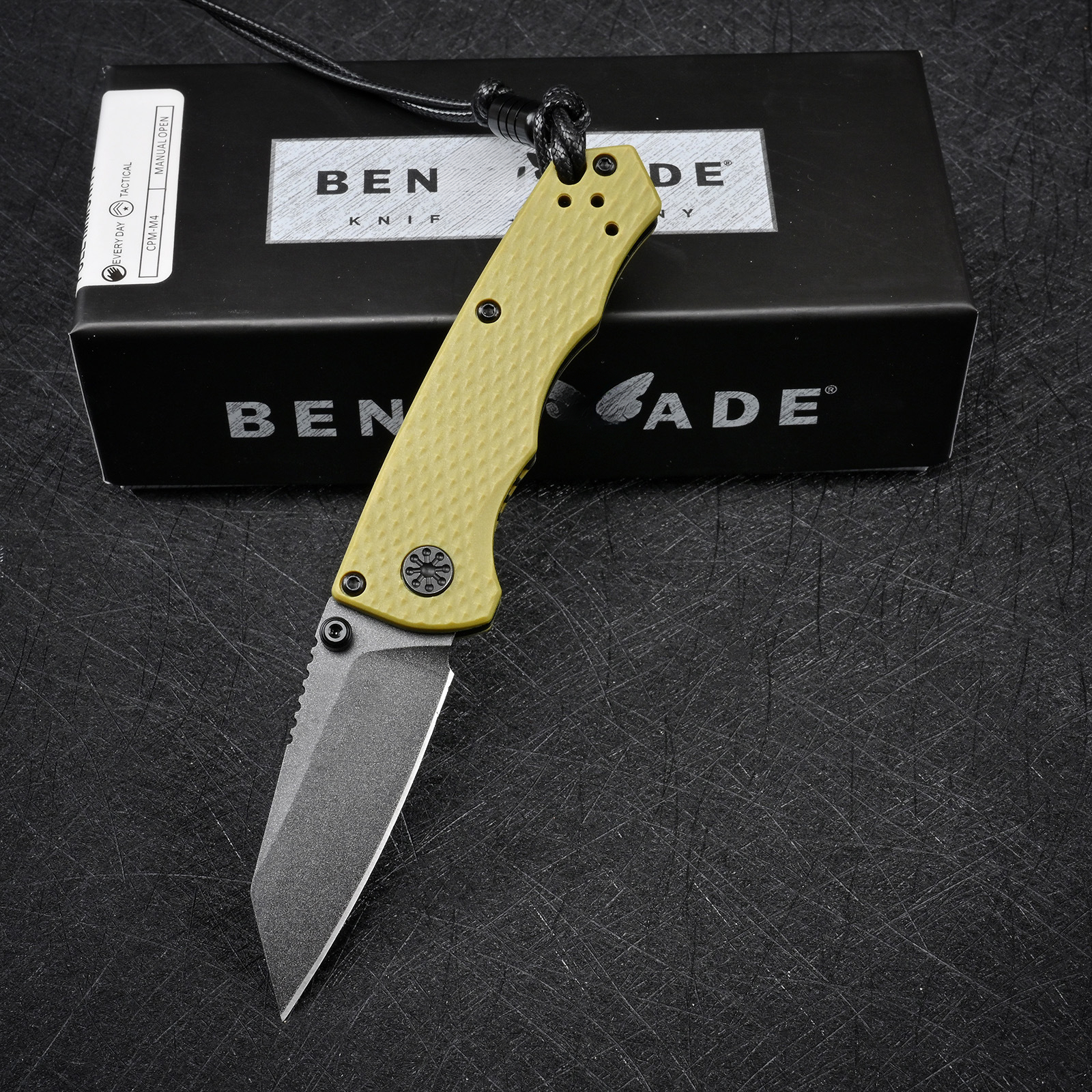 BM 290 290BK Full Immunity Nylon Handle Mini Pocket Knife Marked M4 Steel Blade Outdoor Multifunctional Camping Hunting EDC Tool