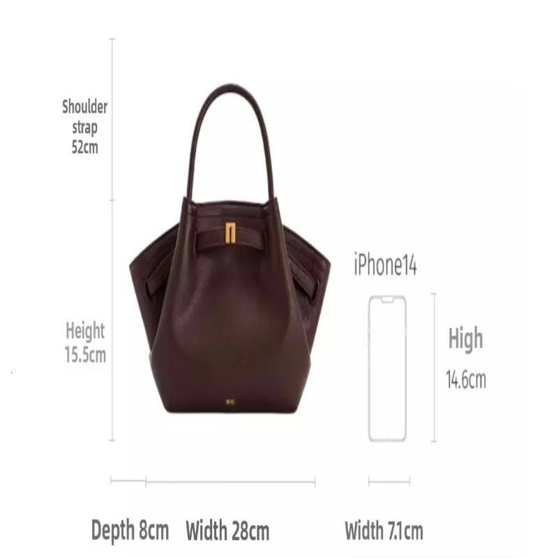 2026 Spring&Autumn JW PEI Genuine Leather Large Capacity Dumpling Light luxury style Shoulder Bag Handbag for Women