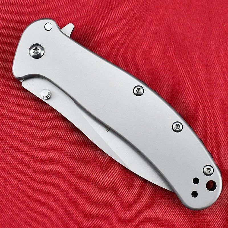 Best-selling 1730SS Pocket Folding Knife for Everyday Carry, Featuring 410 Stainless Steel Handle Outdoor Hiking Camping Tools