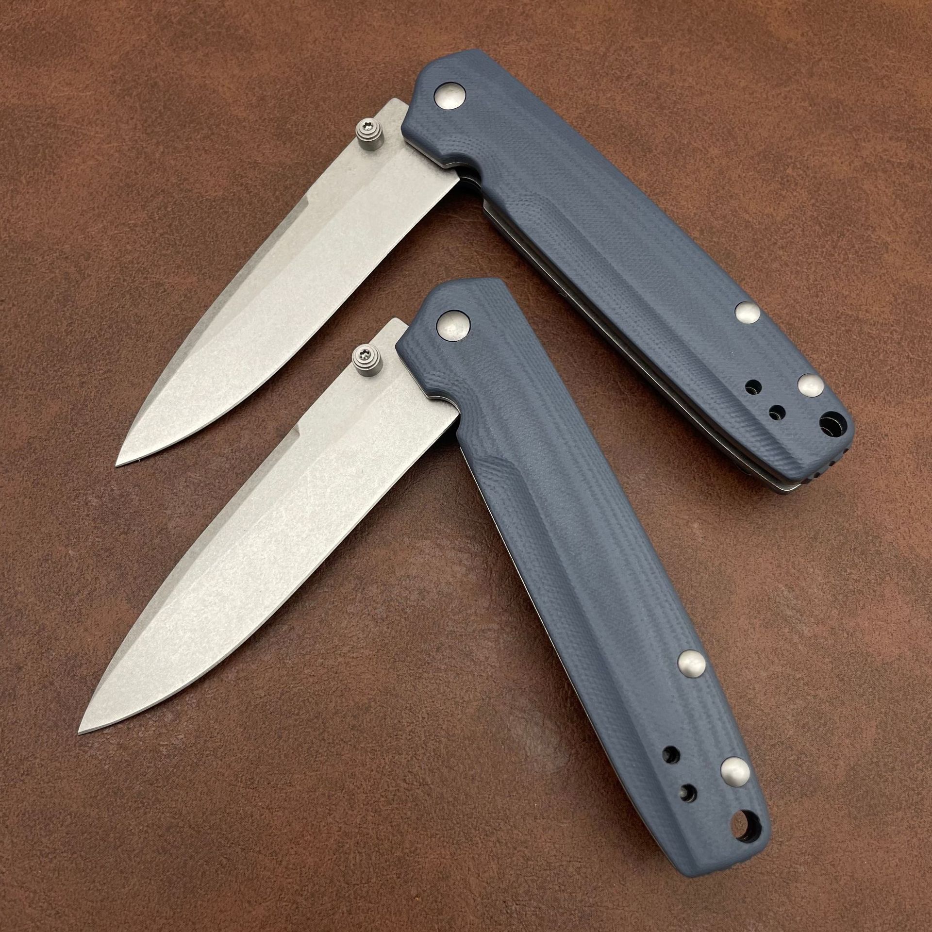 BM 485 Outdoor Self Defense Folding Blade Knife Utility G-10 Handles EDC Pocket Tactical Rescue Sharp Tools Hunting Jackknife
