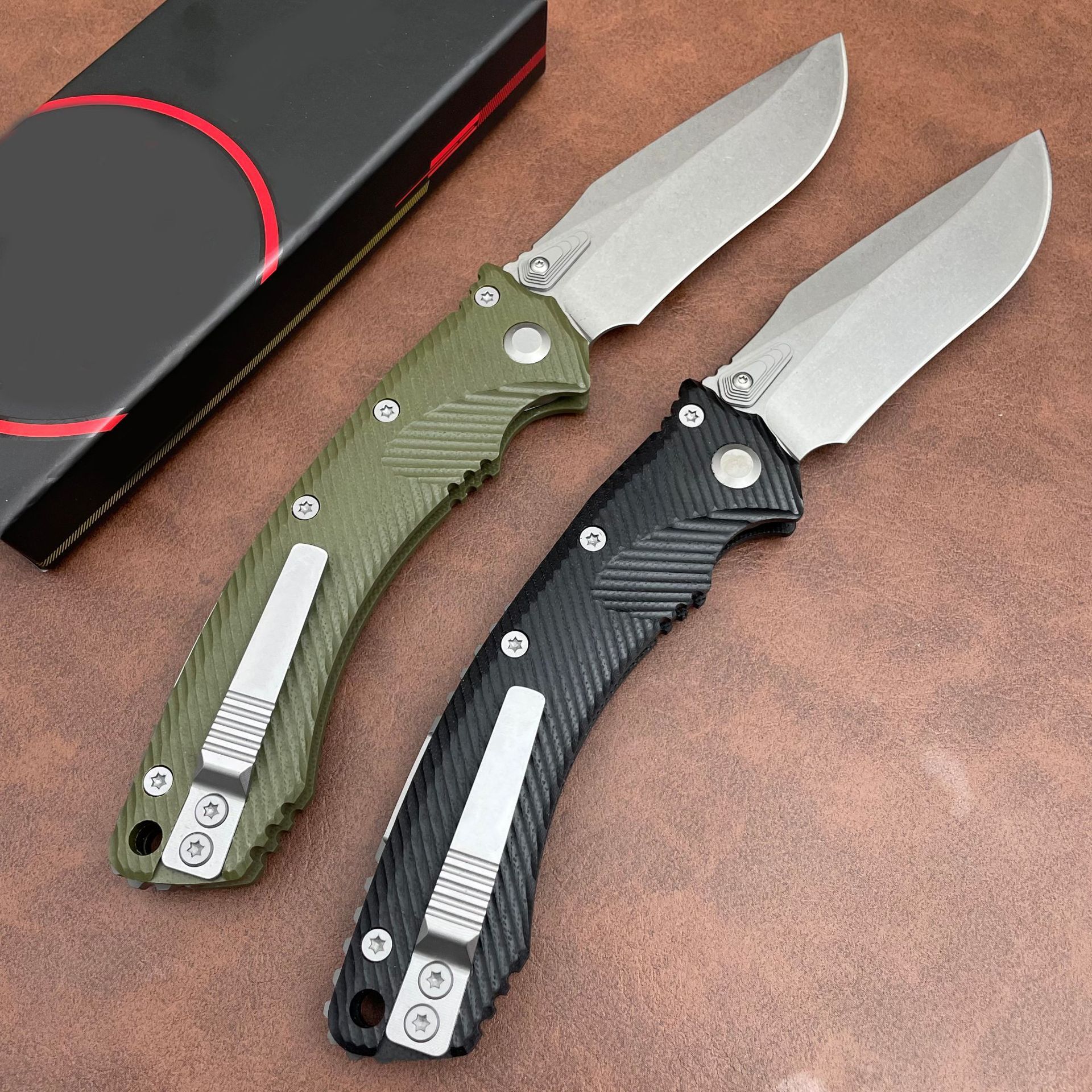G10 Handle M390MK Blade Outdoor Camping Hunting Kitchen Survival EDC Tool Folding Knife