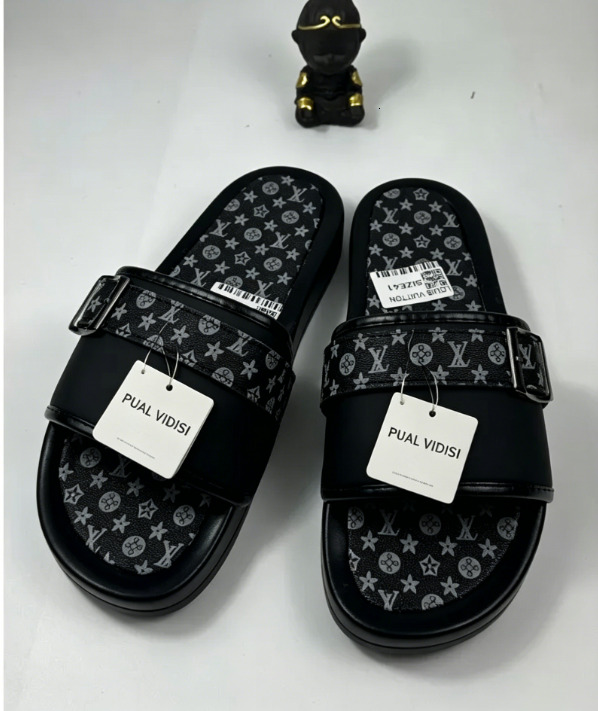 Men Lightweight Cushioned Casual Slides Waterproof Wear-resistant EVA Sole Indoor Shower Pool Walking Summer Flat Slippers