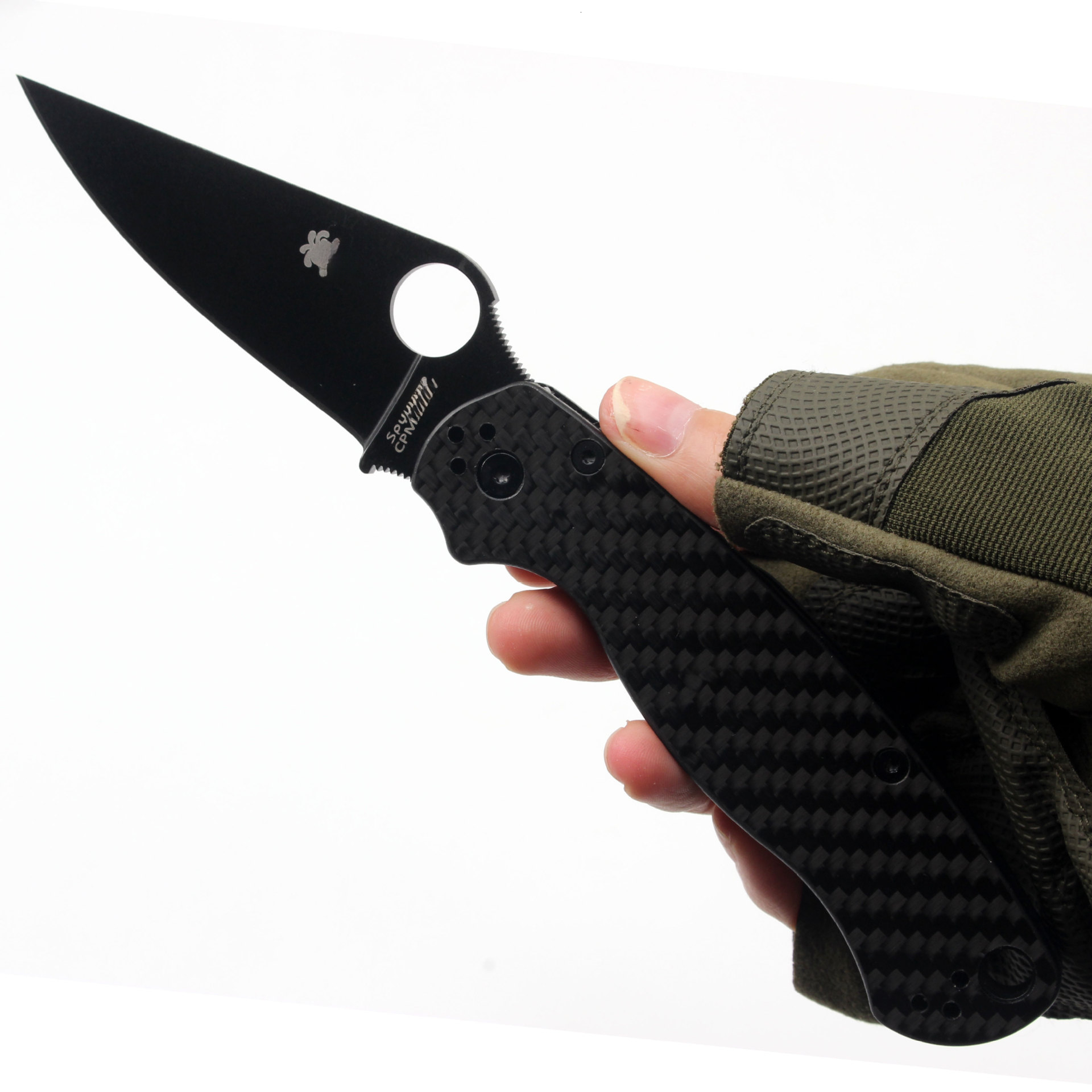 C81 Outdoor Self-Defense Portable Carbon Fiber Handle Multi-Function Folding Knife