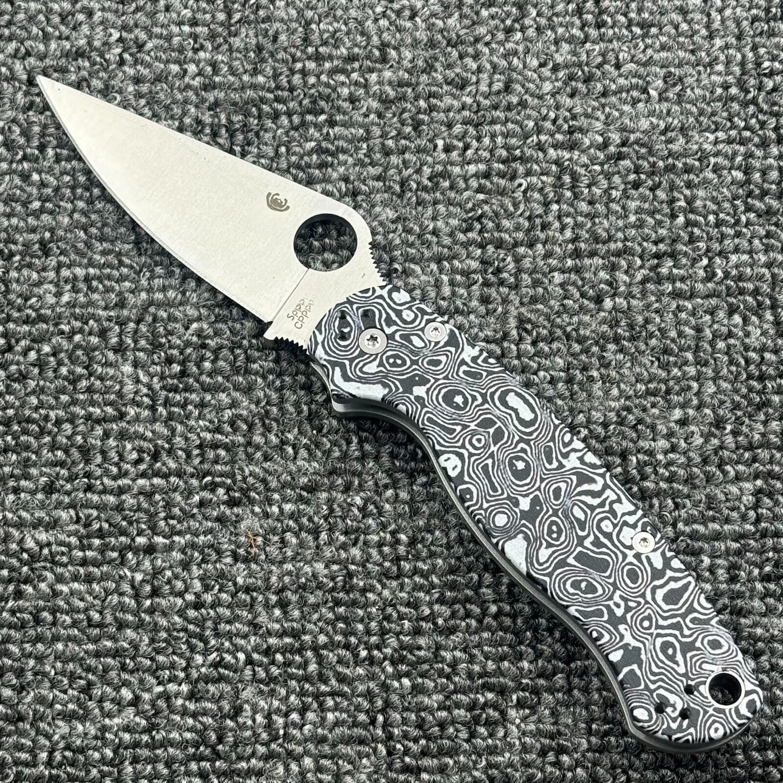 C81 Aluminum Alloy Handle Bearing Folding High Hardness Outdoor Camping Wilderness Survival Pocket Tool Knife