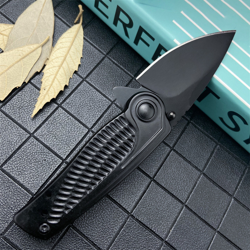 1313BLK Spoke Flipper Knife 2" Outdoor Tactical Camping Hiking Survival multi-purpose EDC folding Knife Men's gift