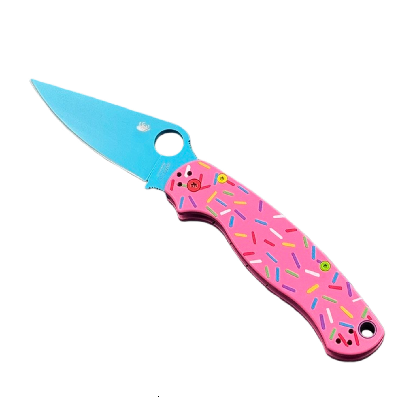 C81 folding with donut-shaped aluminum handle, high hardness portable tool knife for outdoor camping