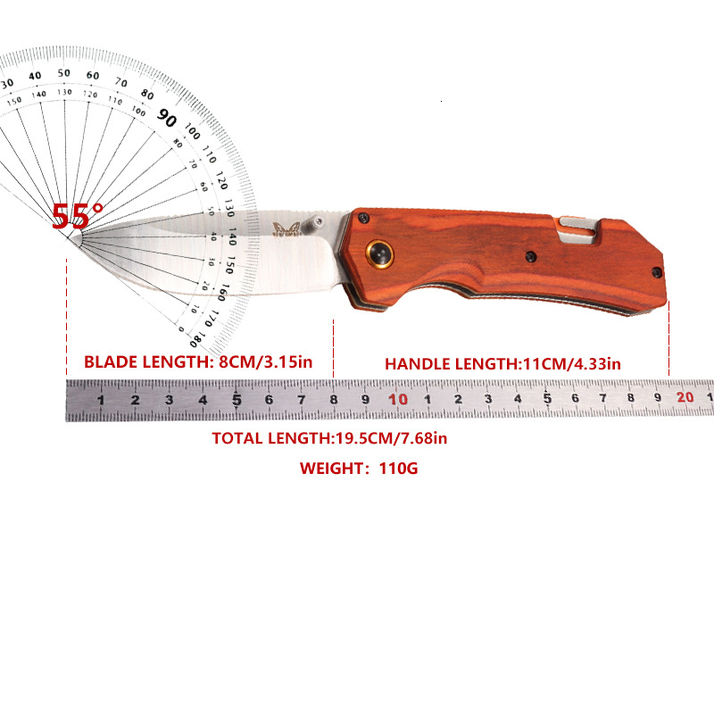 High-quality Hot-selling new product BM15062 folding knife outdoor camping EDC self-defense tool manufacturer fruit knife