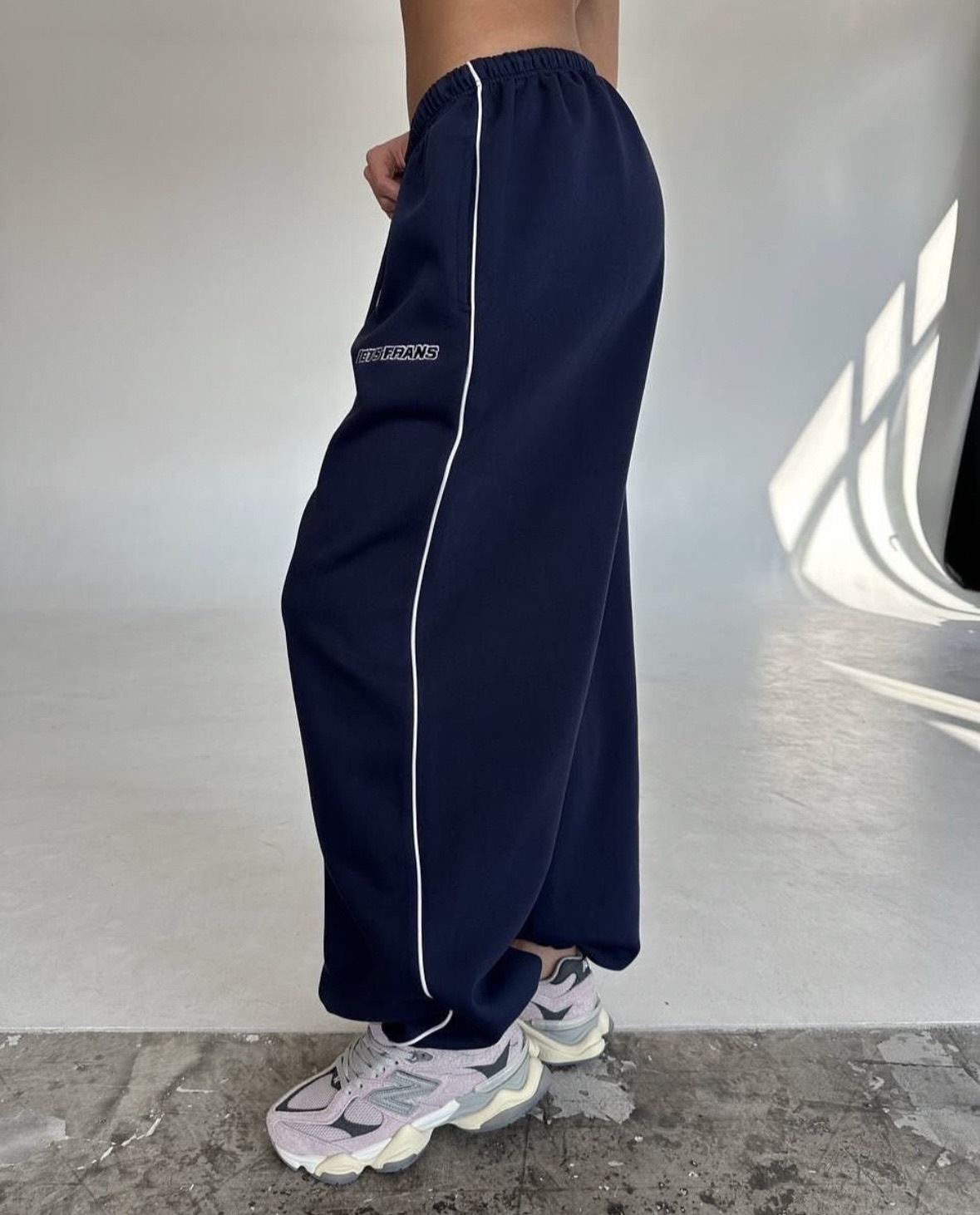 Women's Pants Autumn Street Sweatpants Y2K Aesthetic Slacks Korean K- Fashion Personalized Letters Embroidered Casual Loose Wide Leg