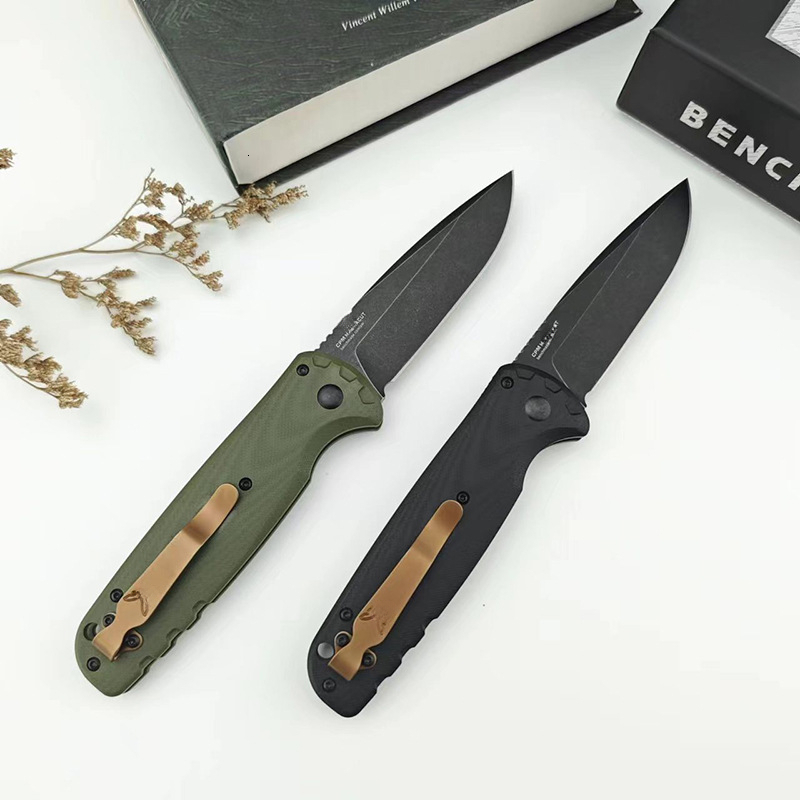 BM 4300 Compact Folding Knife D2 Steel Blade G10 Handle Outdoor Tactical Camping EDC Fishing Tool Jungle Exploration Tool