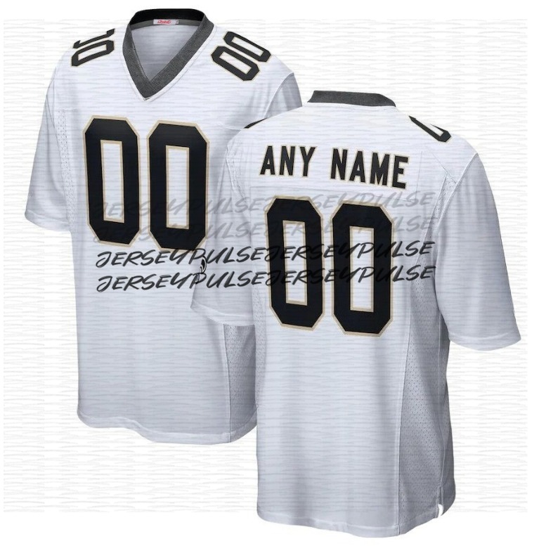 New OrleansS Saint Saints jersey Chris Olave Saintsjersey Tyler Shough Alvin Kamara Juwan Johnson Taysom Hill Davis Charlie Smyth Drew Brees Mills Foo