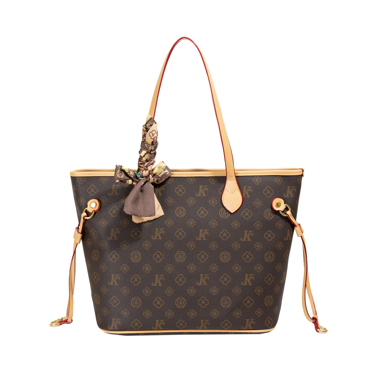 MONICA KIKI New Luxury Commuter Outdoor Large Capacity Designer Tote Bag Retro Printed Versatile Shoulder Bag for Women