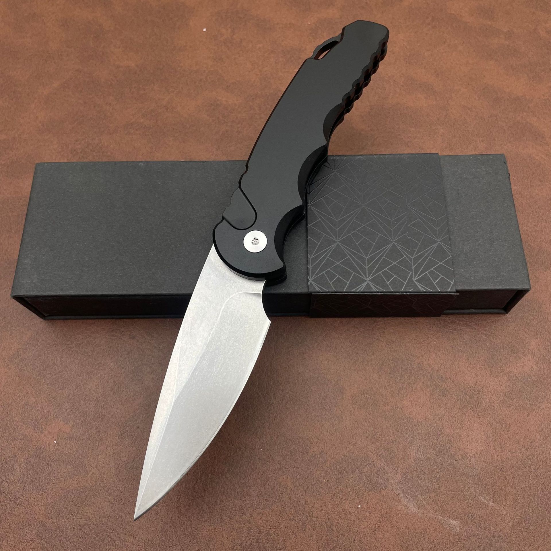 T501 High-Quality Pocket Knife with D2 Blade Aluminum Handle High-Strength Sharp Outdoor Camping Folding Portable Knife