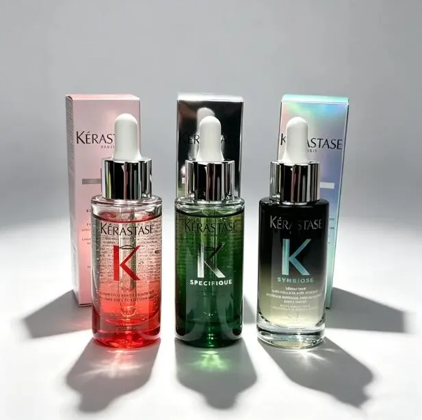 KERASTASE Hair Serum 30ml Vitality Ginger Scalp Essence Oil Control Soothing Anti Dandruff Cleansing Green Pink Bottle Hair Care Essence