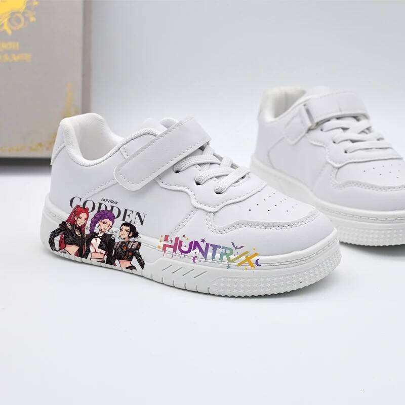 2026 Children's Fashion Casual Kids New KPOP White Sport Shoes Student Boys Girls Anti-Slip Outdoor Breathable Sneakers - view 7