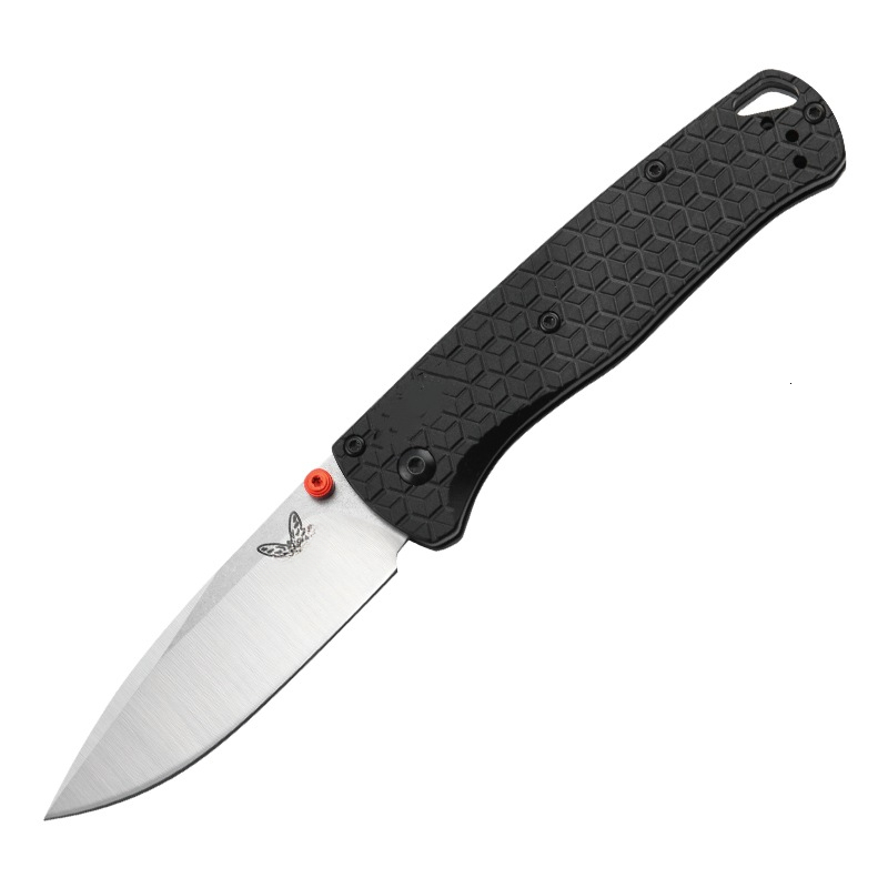 BM 533-3 Bugout Nylon Wave Handle Axis Lock Folding Outdoor Self Defense Pocket Knife EDC Camping Hunting Tools