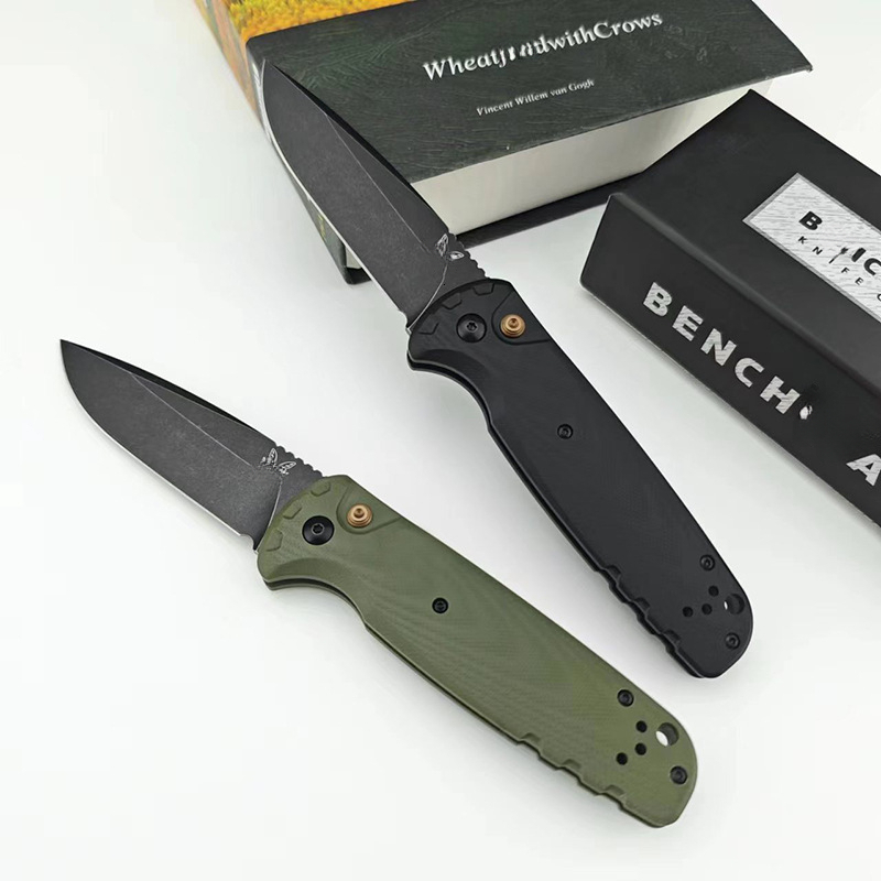 BM 4300 Compact Folding Knife D2 Steel Blade G10 Handle Outdoor Tactical Camping EDC Fishing Tool Jungle Exploration Tool