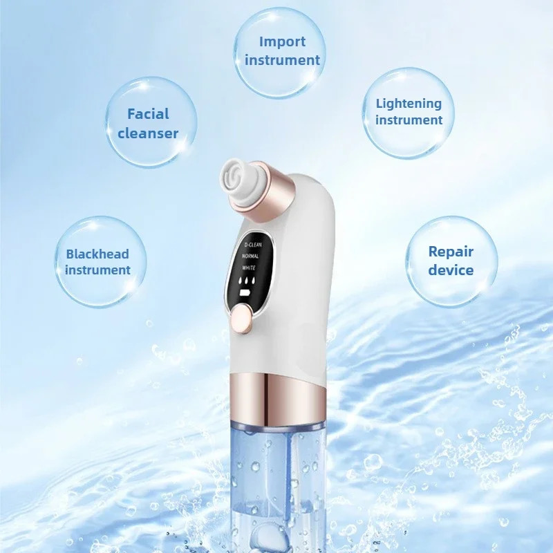 Blackhead Remover Pore Vacuum Face Cleaner Electric Pimple Black Head Removal USB Rechargeable Water Cycle Black Dot Remove 260424