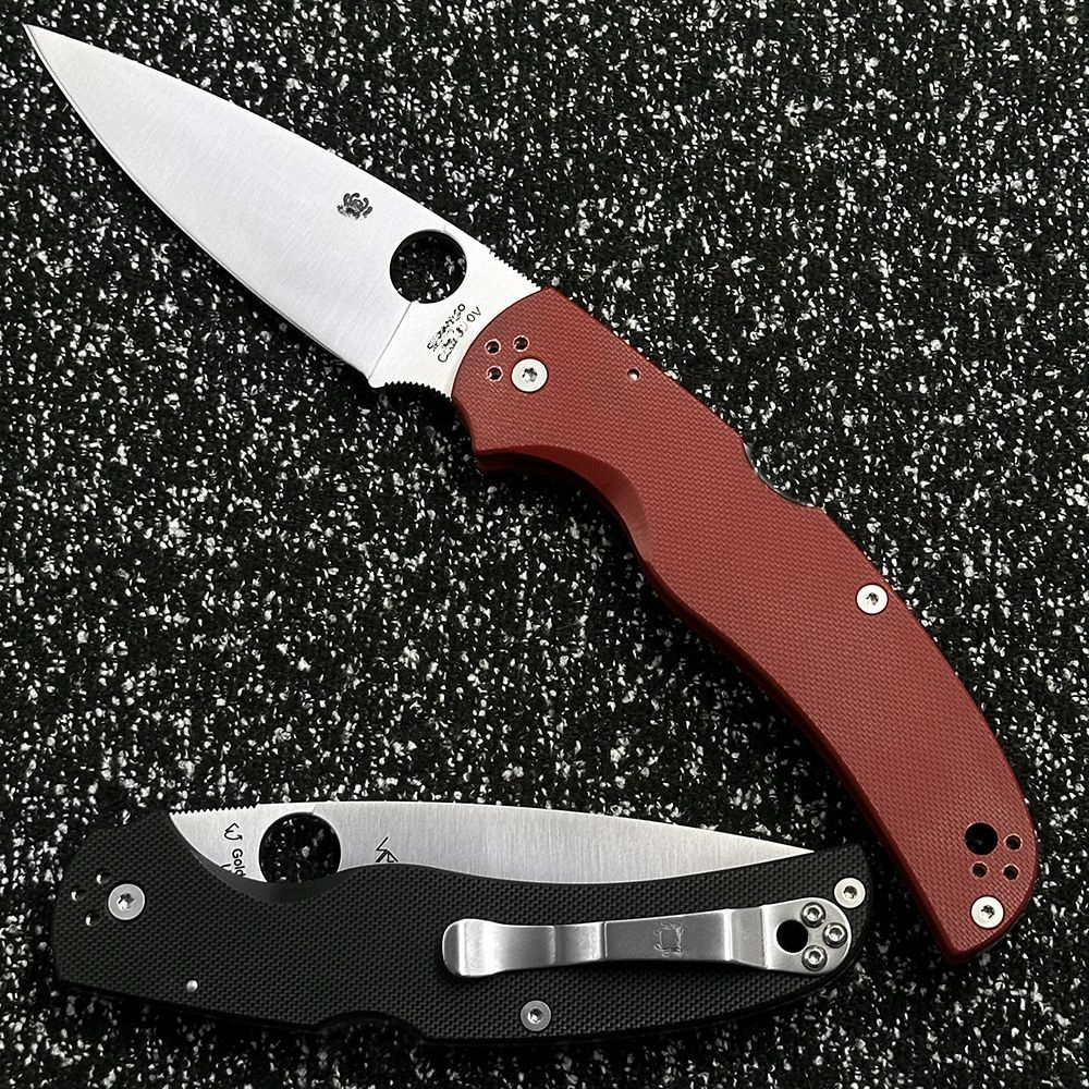 C244G10 handle portable pocket outdoor folding camping survival sharp tactical self-defense EDC tool knife