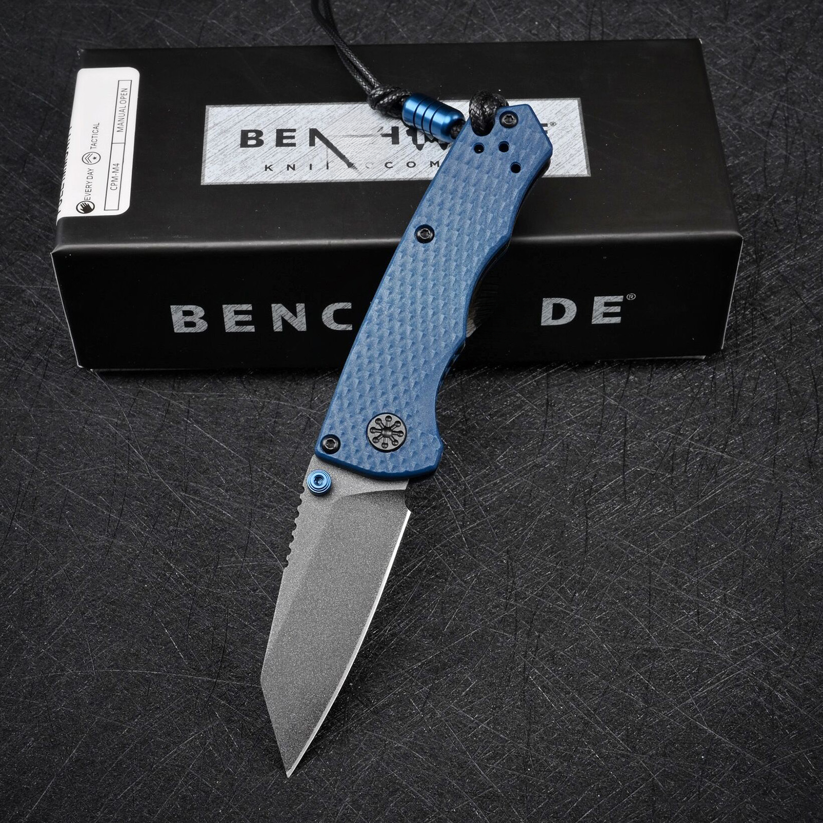 BM 290 290BK Full Immunity Nylon Handle Mini Pocket Knife Marked M4 Steel Blade Outdoor Multifunctional Camping Hunting EDC Tool