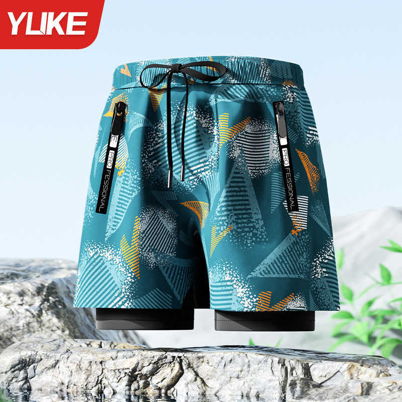 GOLDEN CAMEL Mens Swimwear Anti-Embarrassment Mens Boxer Swimsuit Man Beach Loose Mens Summer Shorts Swimming Trunks for Men X260428