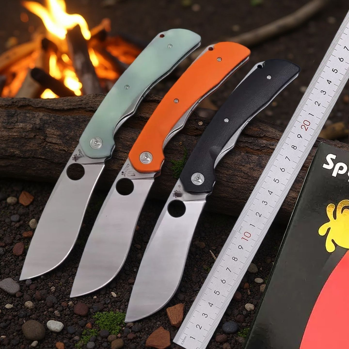 C239 D2 steel sharp folding knife G10 handle high hardness fruit knife