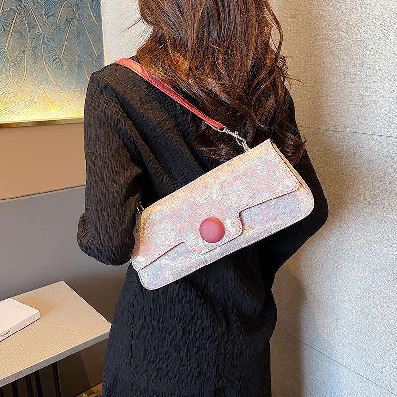MACK JHOSEL High-End Velvet Baguette 2026 Spring Autumn Winter New Vintage Embossed Underarm Bag Wholesale dh4300051