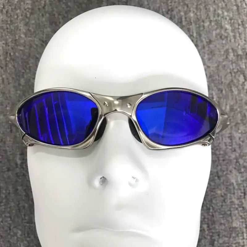 Original Polarized Sunglasses Mens Luxury Brand Fishing Metal y2k futuristic Goggles Bicycle Glasses Riding Driving Designer Sports Cycling Hiking Cli