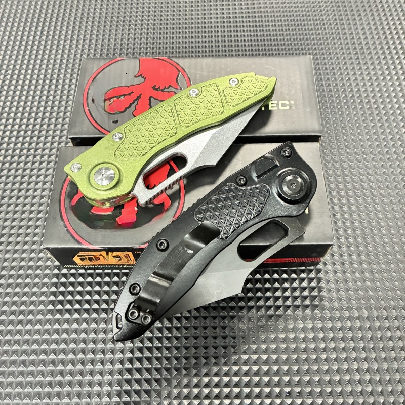 folding D2 Mark M390 blade 6061-T6 Aluminum handle outdoor tactical camping hunting EDC tool kitchen knife