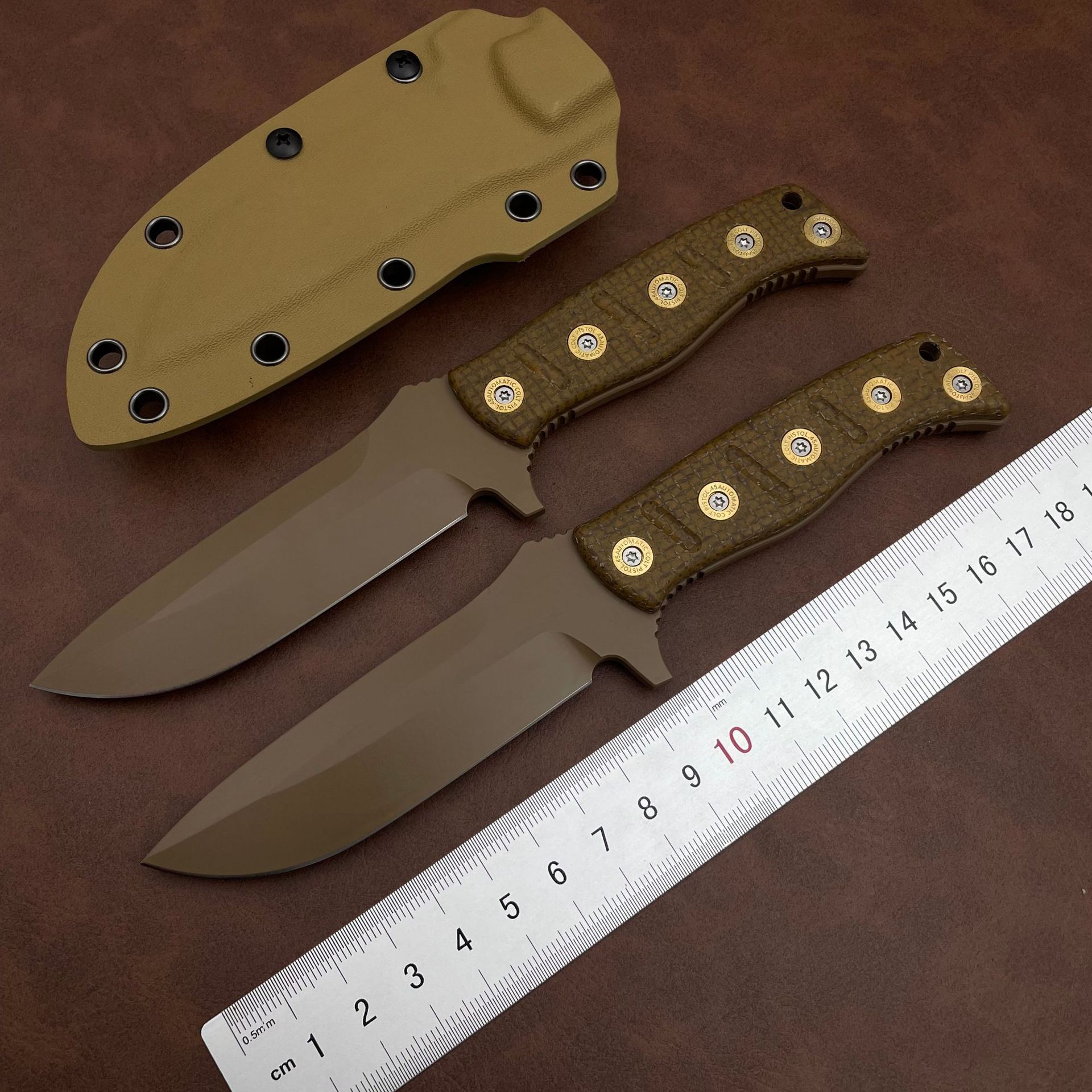 BM 375 Shane Sibert Adamas Fixed Blade Knife Micarta Handle Sheath Outdoor Camping Hunting Pocket EDC Tool Knife