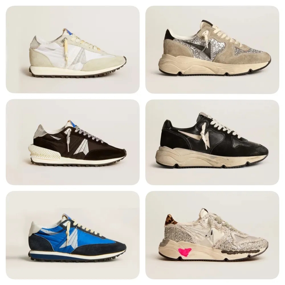 Designer Sneaker Running Sole Italy Brand Sneakers Super Dad-star Classic White Do-old Sequin Dirty Designer Golden Superstar Man Women Trainers Hiking Shoes